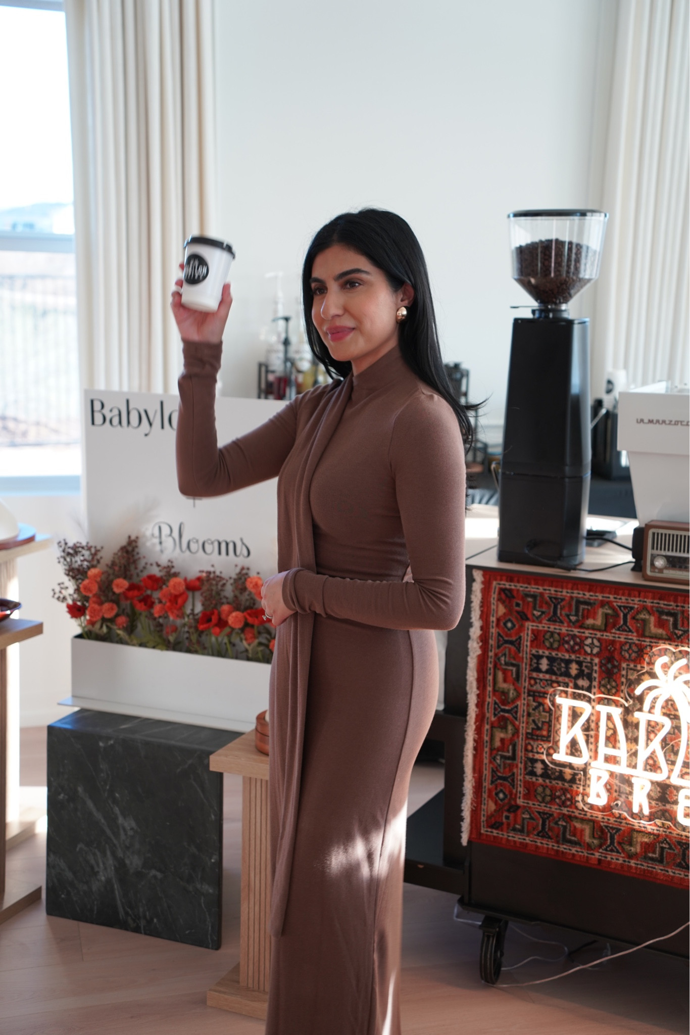 Dress from the coffee event 