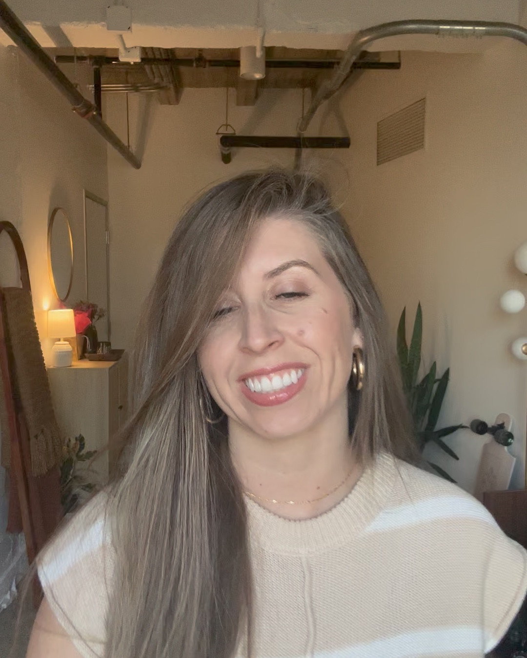 Cool girl style - playing with patterns 🤎 stripes and plaid! 

#LTKStyleTip #LTKShoeCrush #LTKWorkwear