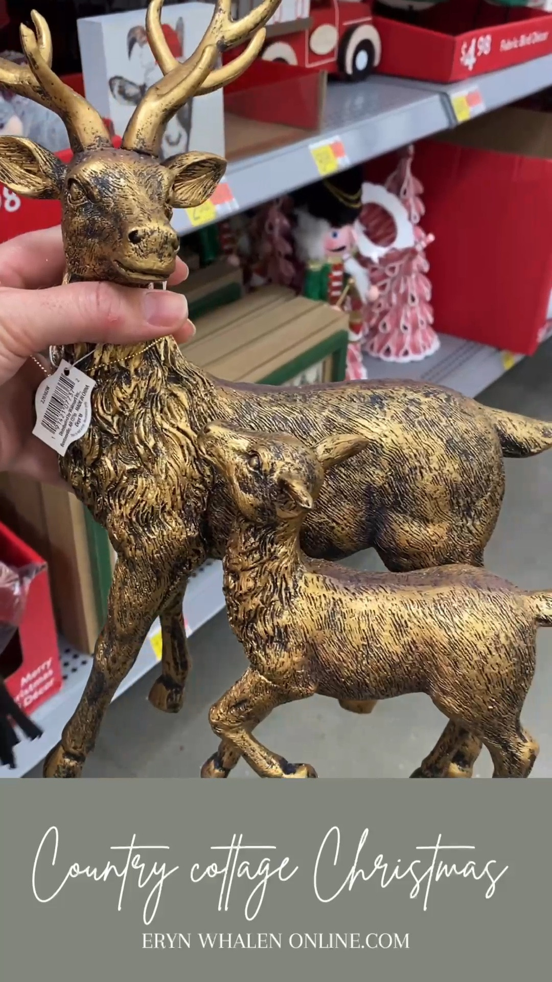 Christmas decor at Walmart is very cottage country this year! 

#LTKHoliday #LTKVideo #LTKSeasonal