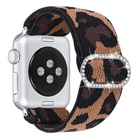 Elastic Adjustable Band Compatible with Apple Watch Strap 38mm 40mm Stretchy Soft Bracelets Women Gi | Walmart (US)