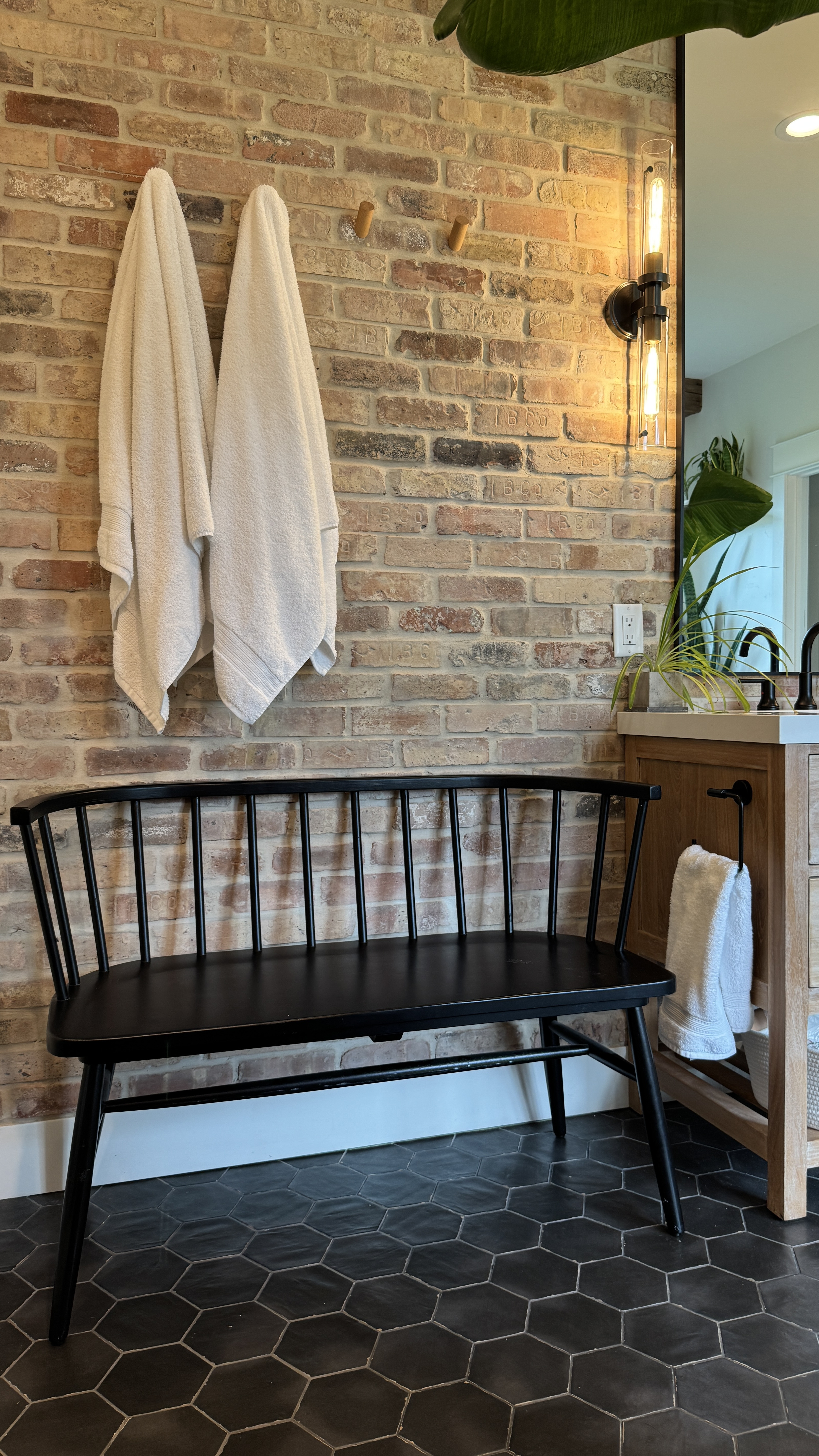 Love how this bench elevates our bathroom to be more spa like!

Follow my shop @rushtonhome on the @shop.LTK app to shop this post and get my exclusive app-only content! Don’t forget to turn on post notifications using the 🔔 to get first dibs! Follow @rushtonhome on Instagram and Pinterest for more home decor inspiration and affordable home finds! Are you looking for anything home related? You’re in the right place! At Rushton Home, I do: home decor, living room, bedroom, affordable, walmart, target, amazon, wayfair, new arrivals, winter decor, spring decor, fall decor, fall finds, summer decor, home decor refresh, studio mcgee x target, hearth and hand, magnolia, holiday decor, seasonal decor, dining room decor, bedroom decor, living room decor, affordable home decor, furniture, weekend deals, sale, on sale, pottery barn, kirklands, west elm, bench, foyer table, faux florals, rugs, couches, sofa, sectional, dresser, nightstand, night stand, end tables, lamps, art, wall art, etsy, pillows, blanket, interior design, interior styling, bedding, side tables, bed frame, tray, side table, throw pillows, look for less, designer dupe, budget decor, bar stools, counter stools, vase, ceramic pottery, budget, budget friendly, coffee table, dining chairs, cane, rattan, wood, white wash, rustic amazon home, arch, brass hardware, gold hardware, vintage, antique, european inspired, french country, back in stock

#LTKHome #LTKSaleAlert #LTKStyleTip