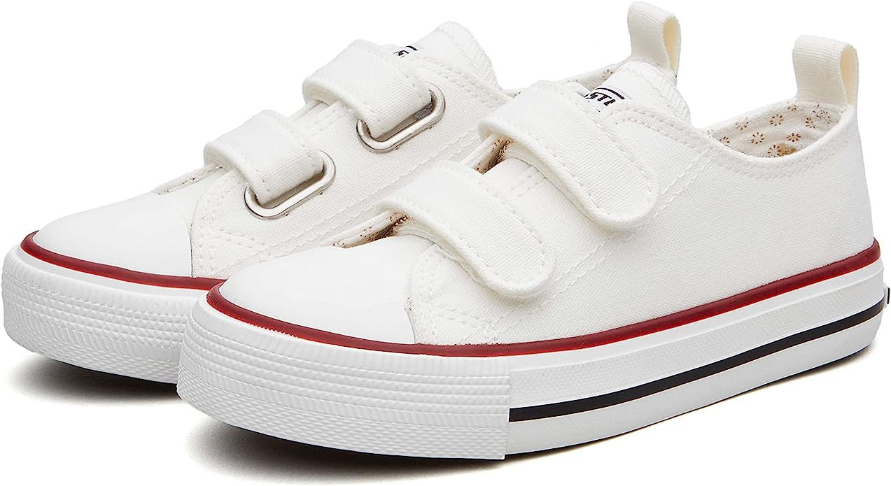 Weestep Toddler Little Kid Boy and Girl Classic Adjustable Strap Sneaker | Amazon (US)