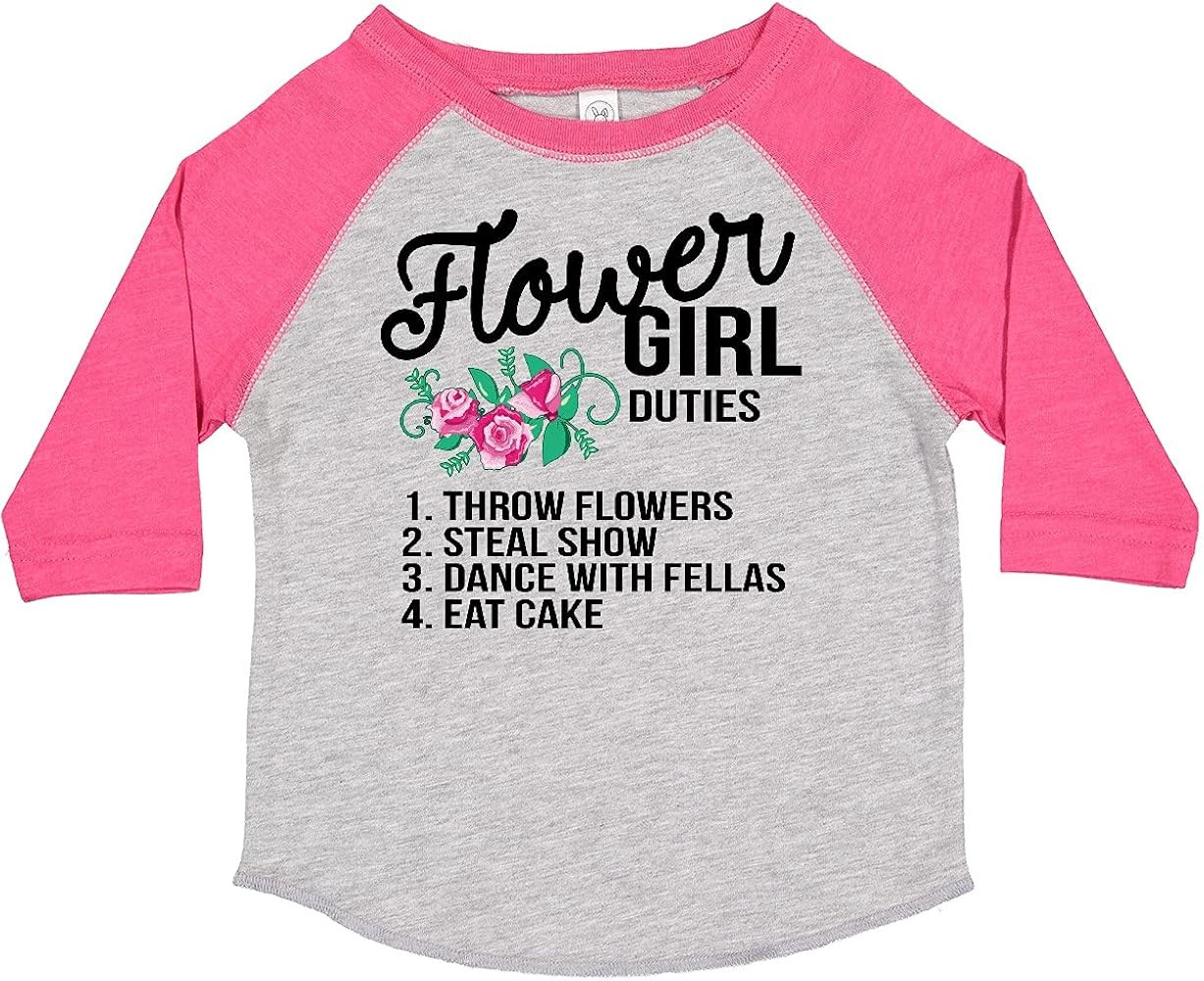 inktastic Flower Girl Wedding Duties Toddler T-Shirt | Amazon (US)