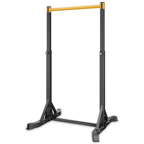 VEVOR Pull Up Bar, 330LBS Capacity Portable Pullup Bar Station, Pullup Bars Free Standing with H-Frame Structure & Heavy-Duty Steel Tube, 8 Level Height Adjustment Gravity Fitness for Arms Back Chest | Amazon (US)