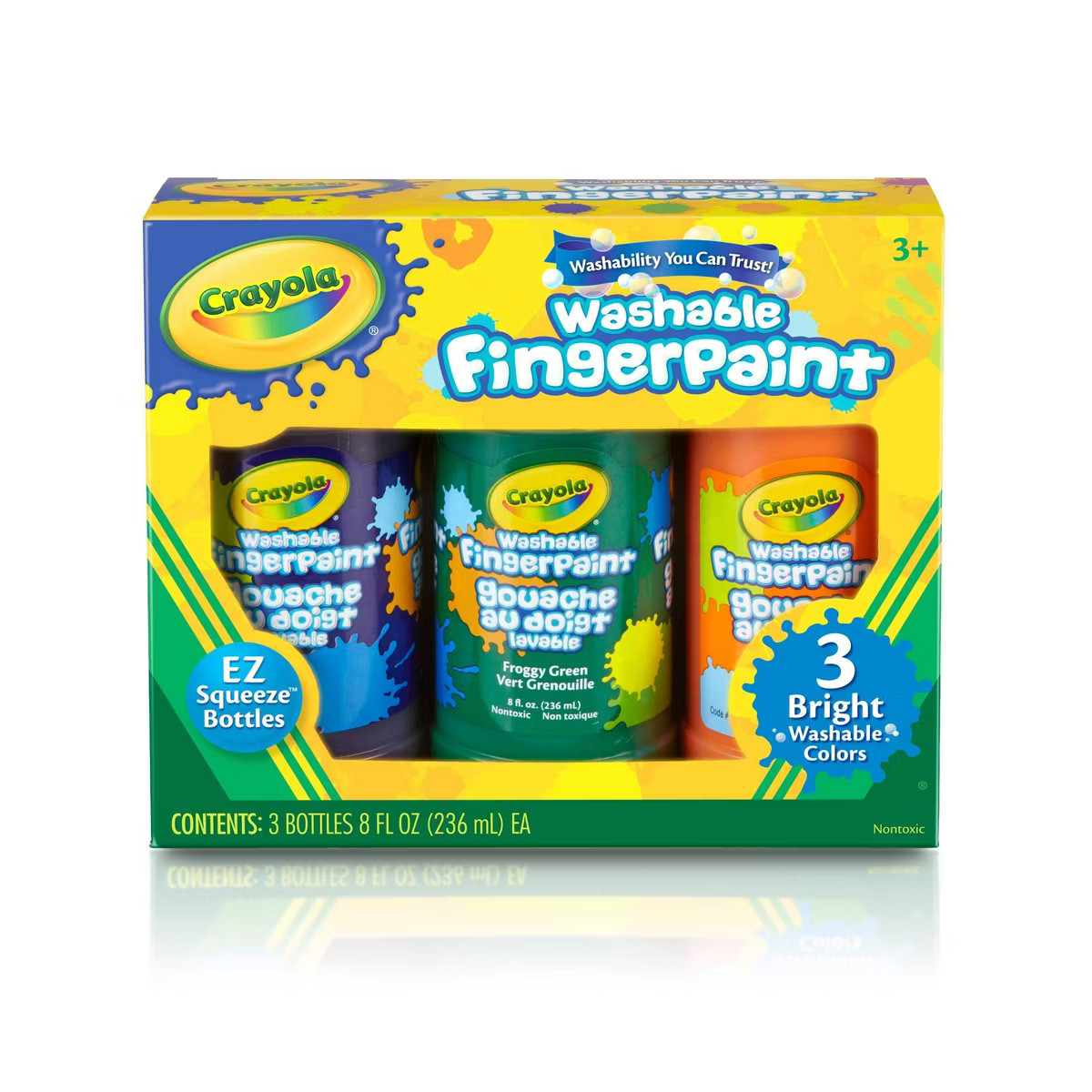 Crayola 3ct Washable Fingerpaints | Target