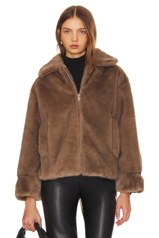 HEARTLOOM Sari Coat in Mink from Revolve.com | Revolve Clothing (Global)