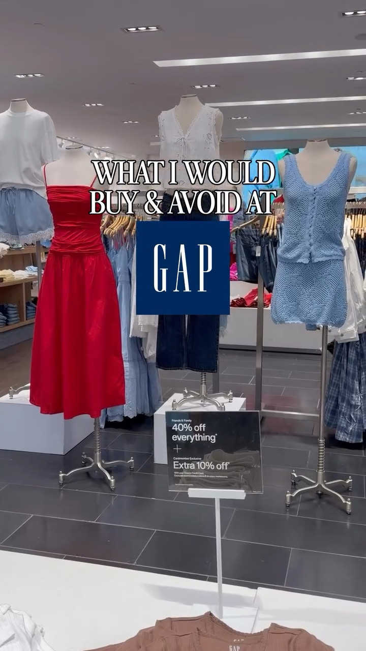 What I would buy & avoid at gap during their friends & family sale! Take 40% off your purchase — sale ends 5/14

Summer outfits, casual chic wardrobe, mom outfits, easy casual outfits

#LTKSaleAlert