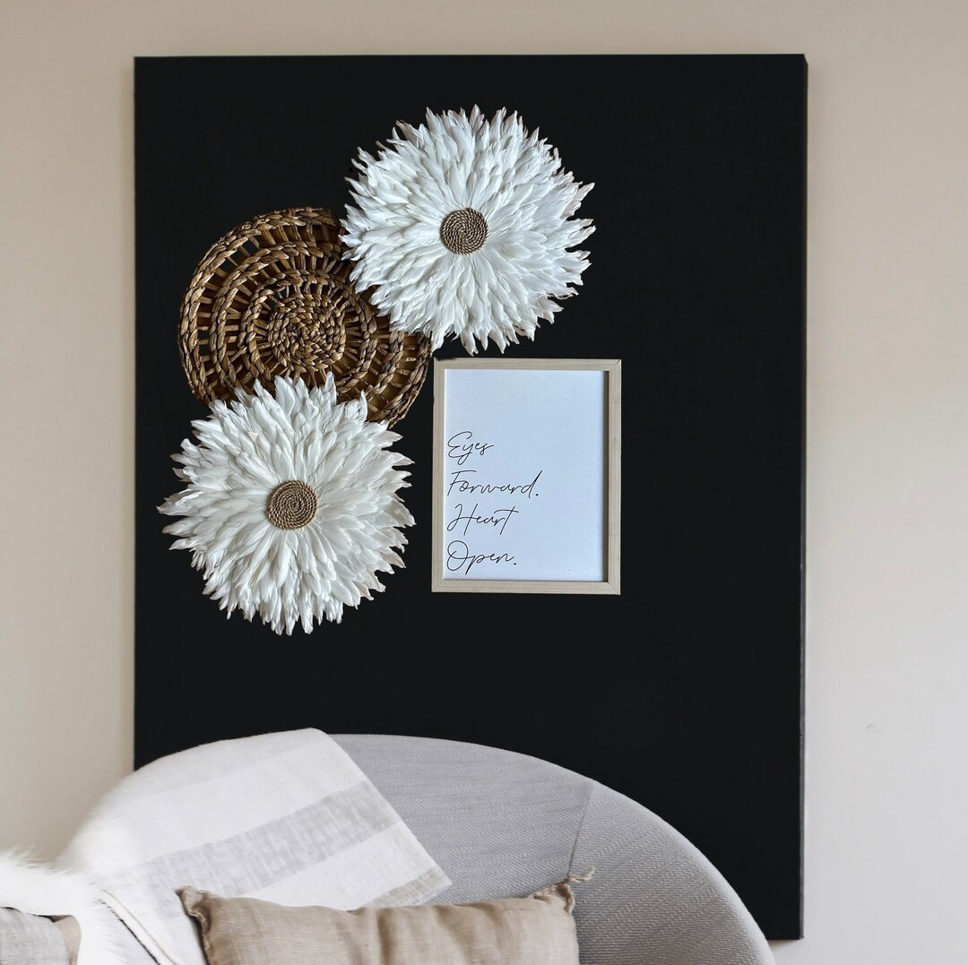 3 piece boho wall decor, hanging basket set, boho basket wall, nursery wall decor, living room wa... | Etsy (US)