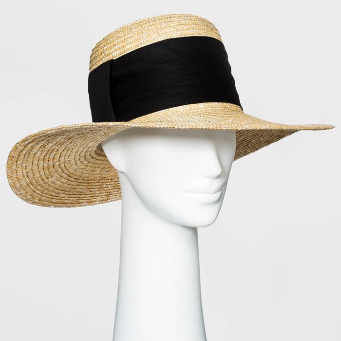 Women's Straw Boater Hat - A New Day™ | Target