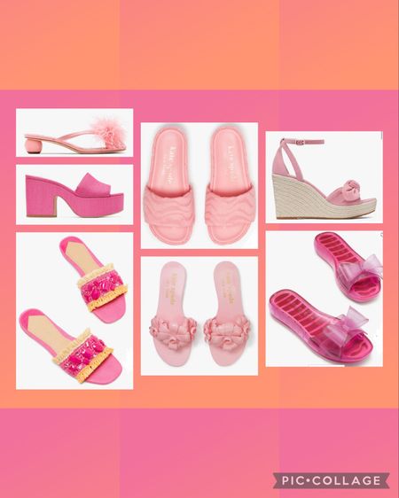 Kate Spade Shoe Sale! Slides, wedges, heels, and sandals, all pretty in pink and perfect for spring and summer  

#LTKshoecrush #LTKFind #LTKfit