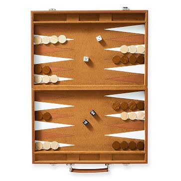 Leather Backgammon Set | Mark and Graham
