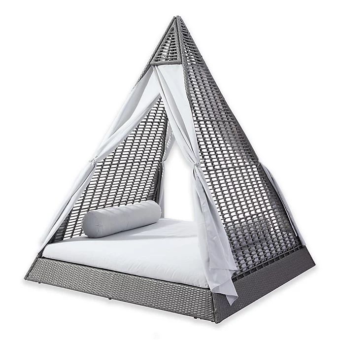 Zuo® Modern Albany Outdoor Daybed in Grey/Light Grey | Bed Bath & Beyond