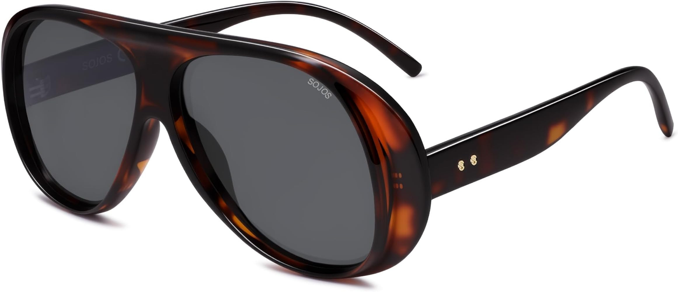 SOJOS Retro Polarized Oversized 90s Aviator Sunglasses Womens Men Trendy Vintage Square Shades SJ... | Amazon (US)