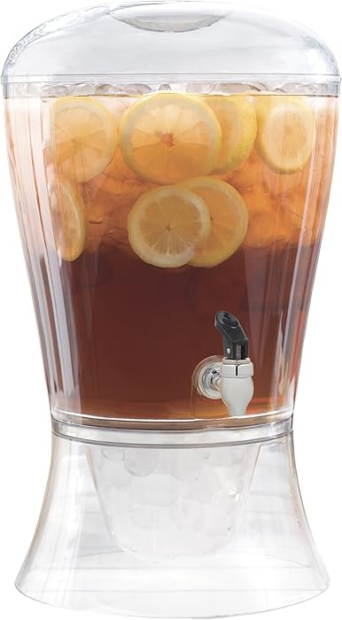 Creativeware 3-Gallon Beverage Dispenser- Poly Prop Beverage Dispenser, Clear | Amazon (US)