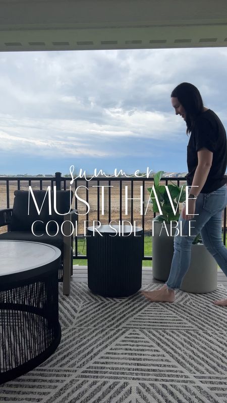 I’m gearing up for patio season with this Demi Chill Cooler Side Table  ! ☀️🍹 This 2-in-1 piece is both functional and stylish, with its fluted detail and weather-resistant stone material. Available in sleek black, sandstone, white, or grey, it’s the perfect addition to any outdoor space!

#LTKSeasonal #LTKVideo #LTKHome