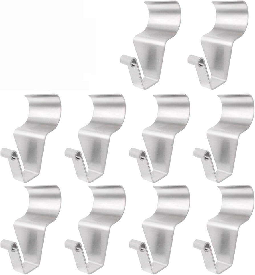 Vinyl Siding Hooks (10 Pack), Heavy Duty Stainless Steel Low Profile No Hole Hanger | Amazon (US)