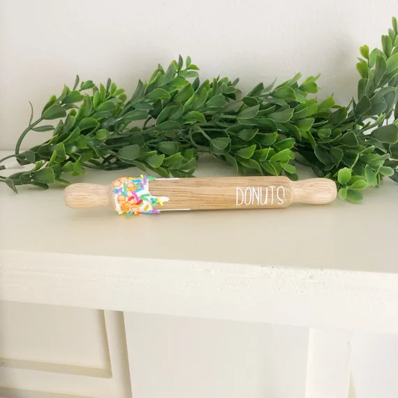 Donuts Mini Rolling Pin Tiered Tray Decor | Etsy | Etsy (US)