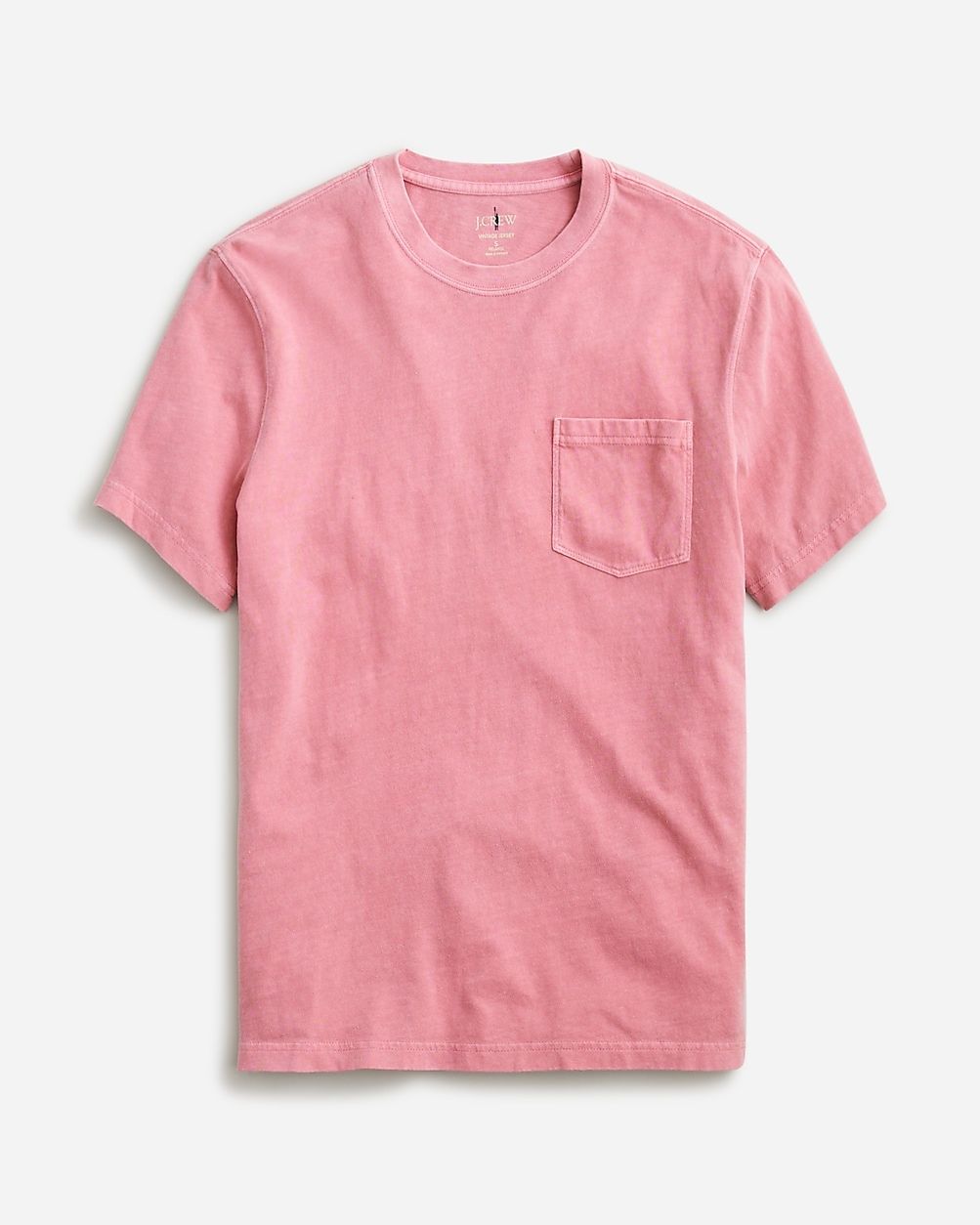 Vintage-wash cotton pocket T-shirt | J.Crew US