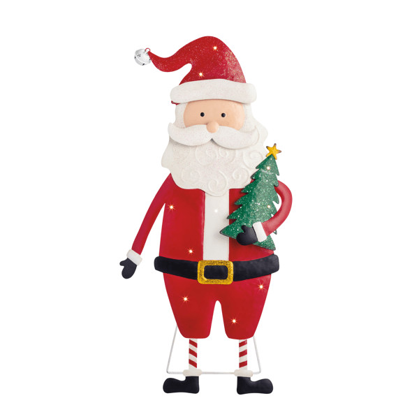 Light Up Santa Sitter | Mud Pie