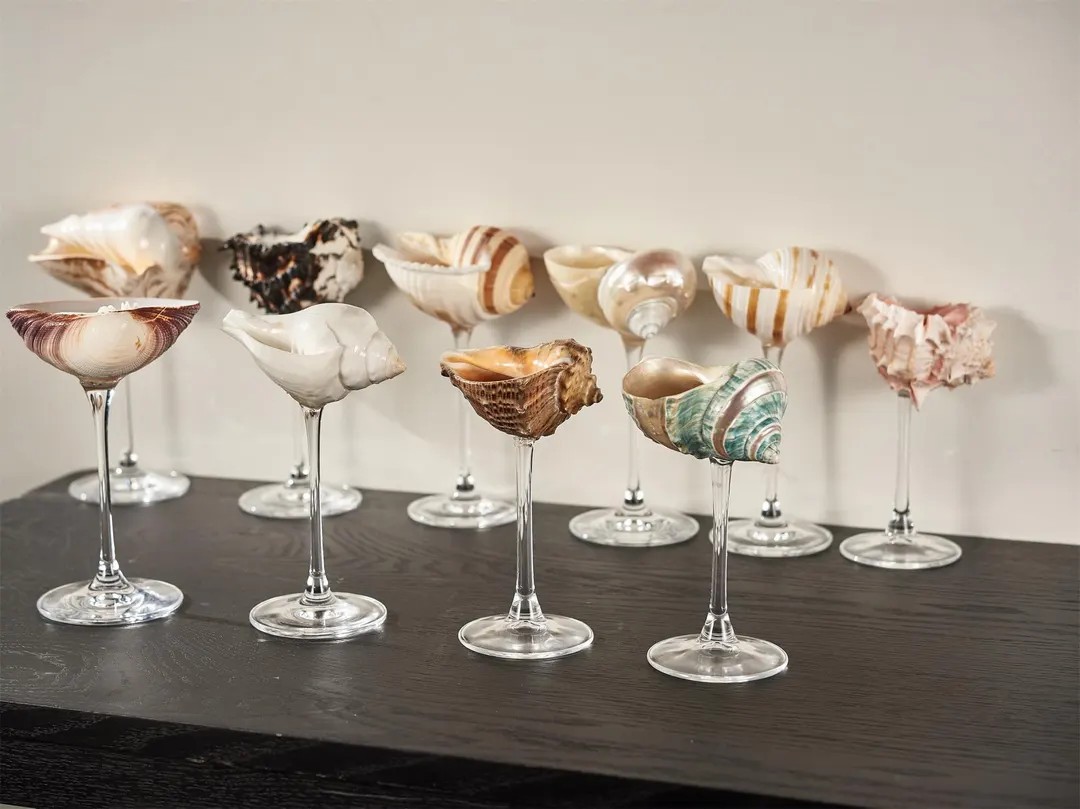 Natural Conch Shell Wine Glass,beach Wedding Bridesmaid Gifts,handmade Shell Martini Glasses,gobl... | Etsy (US)