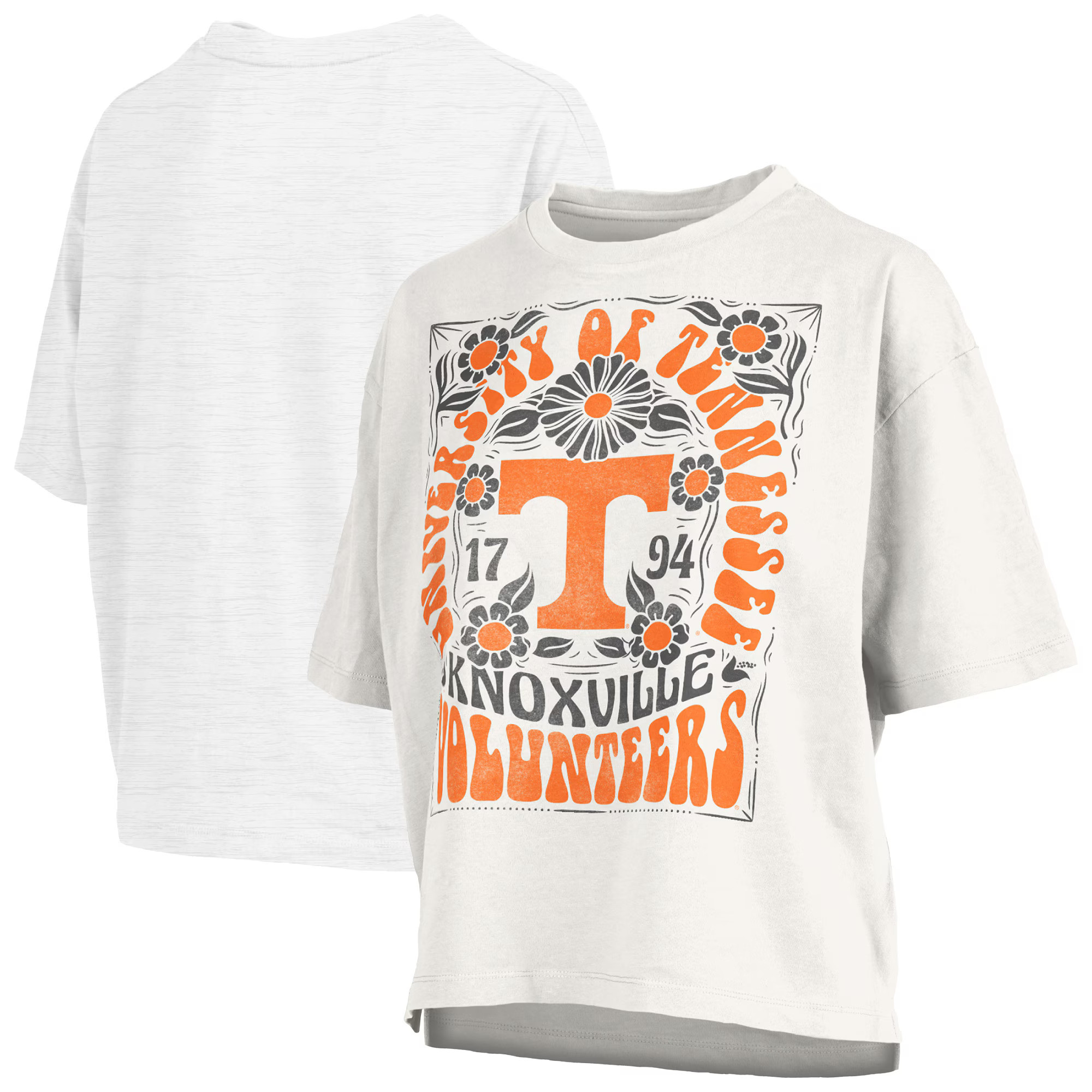 Tennessee Volunteers Pressbox Women's Harmony Oversized T-Shirt - White | Fanatics