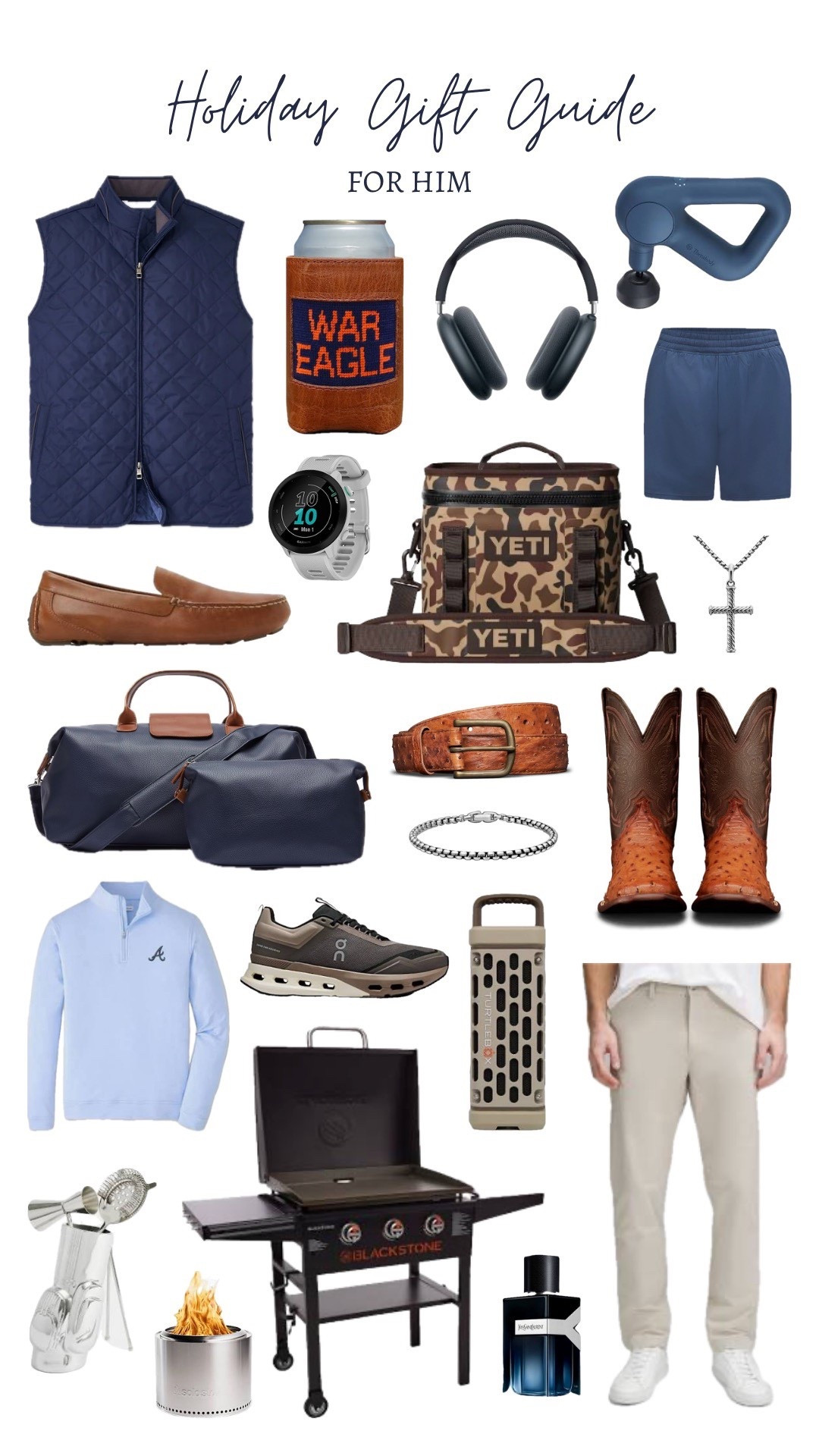 Holiday gift ideas for him 👔 + more ideas on my profile under “Products” -> “Gift Guides” 🩵 

#LTKCyberWeek #LTKHoliday #LTKGiftGuide