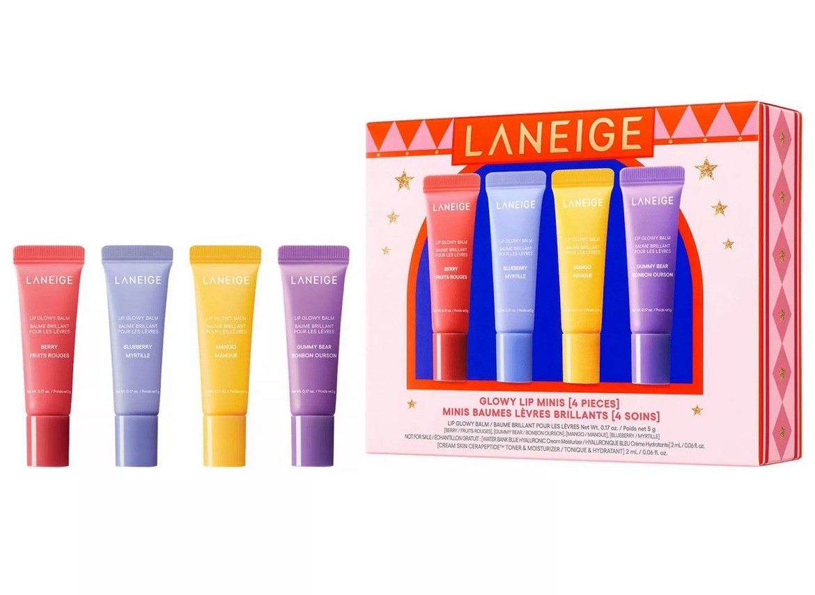 Sephora has the Laneige Glowy Lip Mini’s Set on sale for only $20 today! This set has been hard to find this season since it keeps selling out, and this is a GREAT price for what you get, as the set includes four mini Laneige Lip Glowy Balms that are super moisturizing and perfect for anyone. 👄 

#LTKSaleAlert #LTKGiftGuide #LTKBeauty