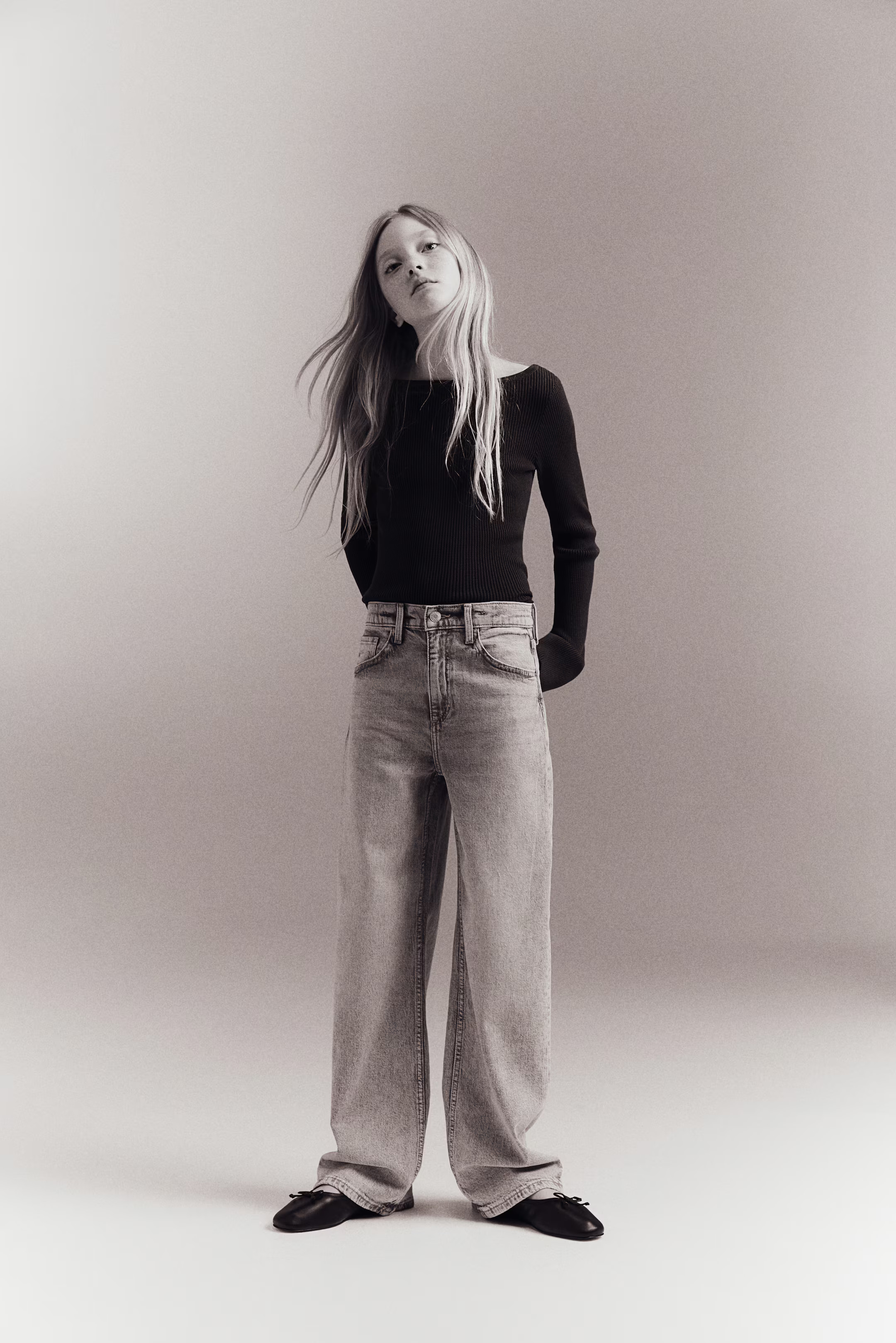 Wide Leg Jeans - Denim blue - Kids | H&M US | H&M (US + CA)