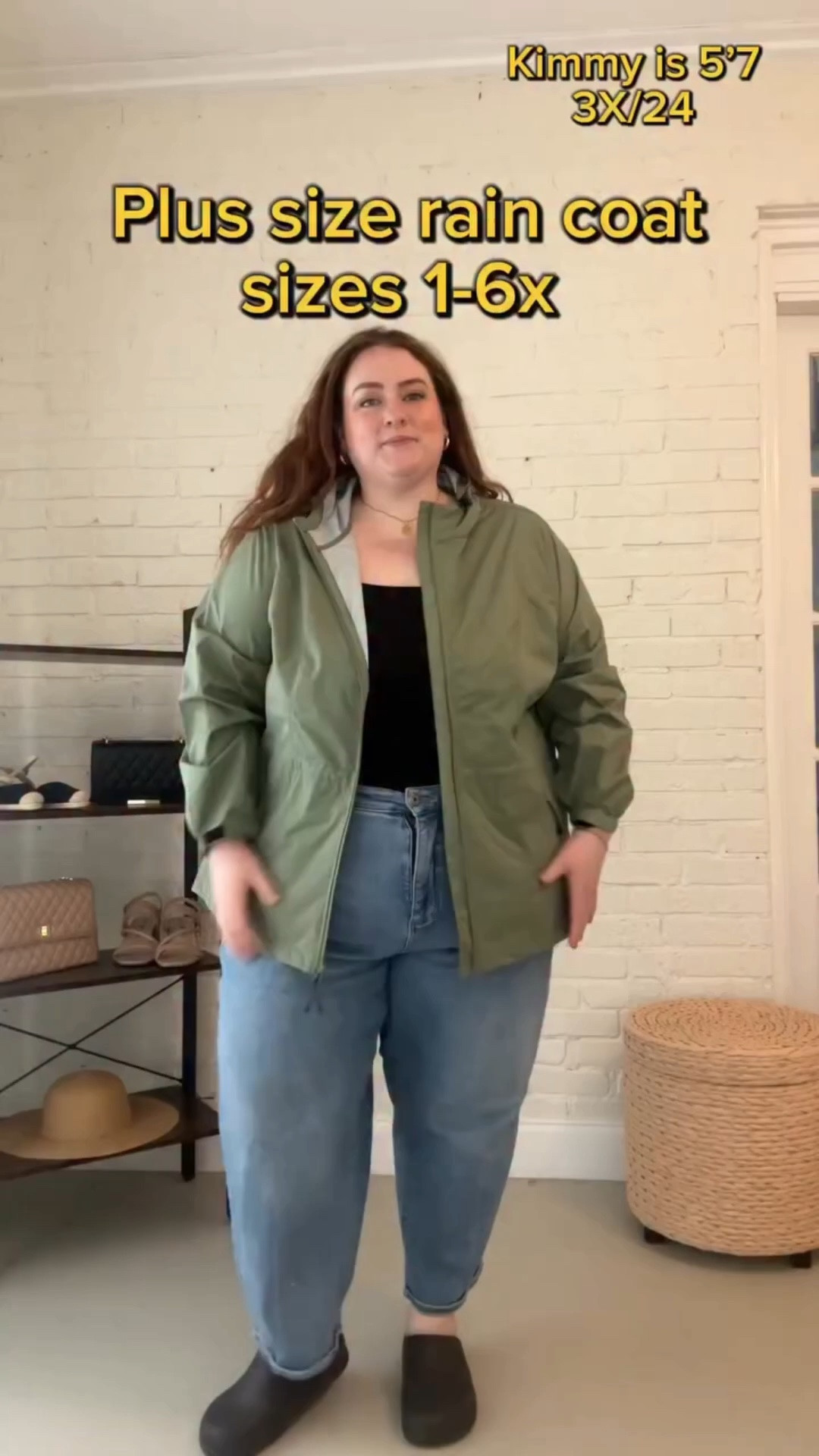 Comment KIMMY for the jacket link! Fully water proof, designed for plus sizes, lightweight, available in multiple colors & goes up to a 6X - what more could you ask for?? True to size or size up to layer in the winter.