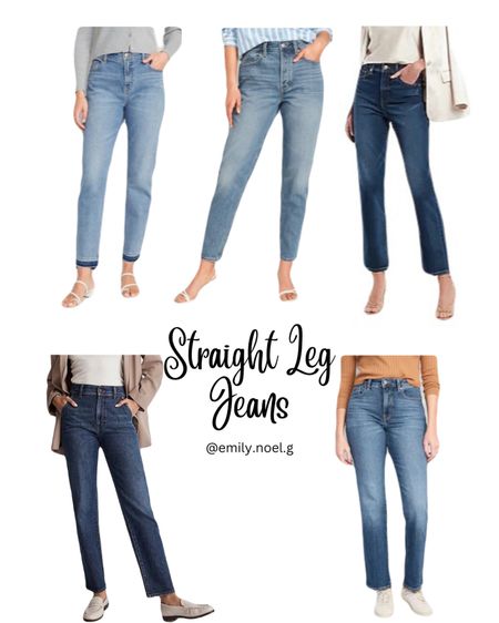 Straight leg jeans and tapered jeans for Spring and summer. All price points  

#LTKcurves #LTKunder50 #LTKstyletip