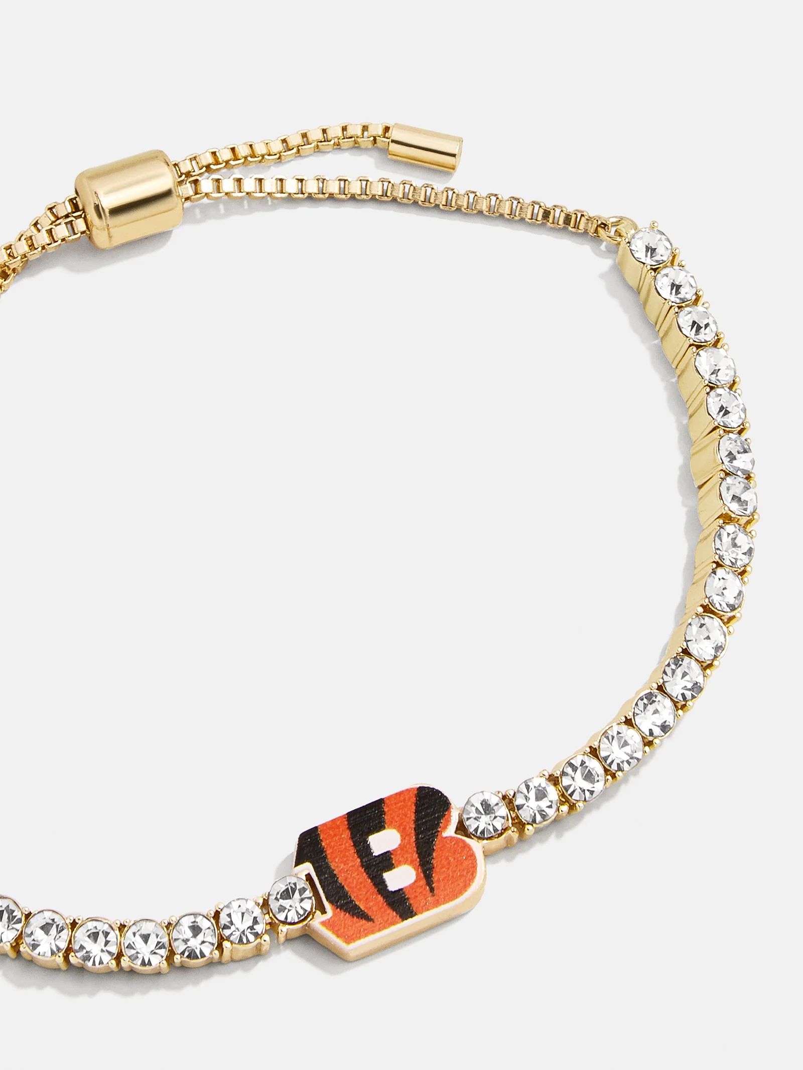 Cincinnati Bengals NFL Gold Tennis Bracelet - Cincinnati Bengals | BaubleBar (US)