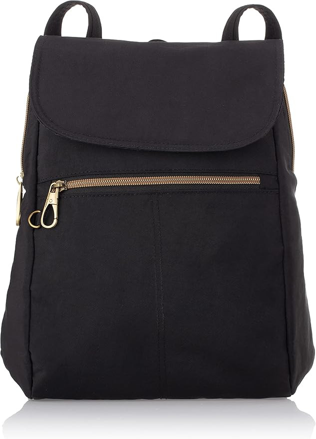 Travelon Anti-theft Signature Slim Backpack, Black | Amazon (US)