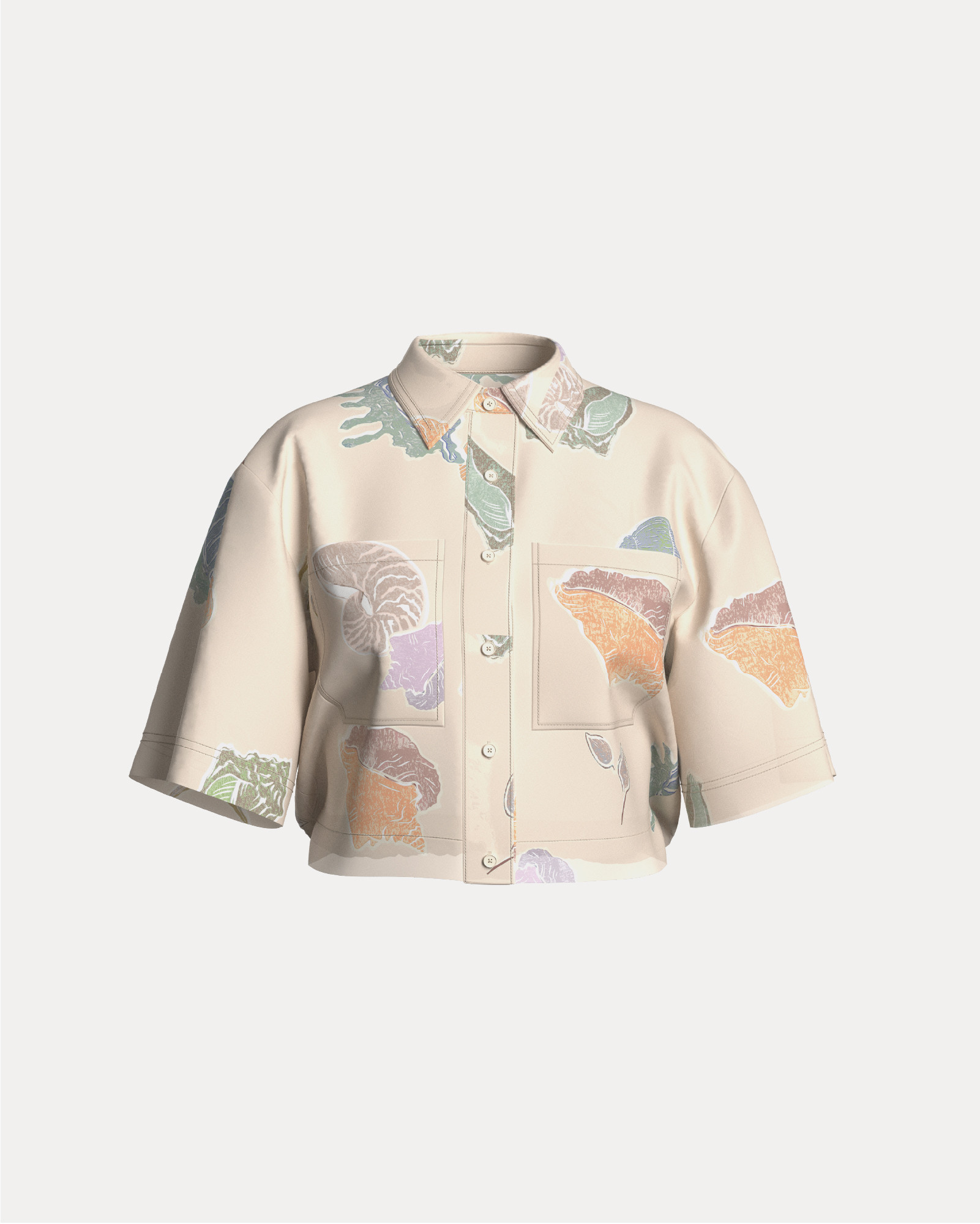 Minnie Sea Side Crop Shirt | JAG (Australia & New Zealand)