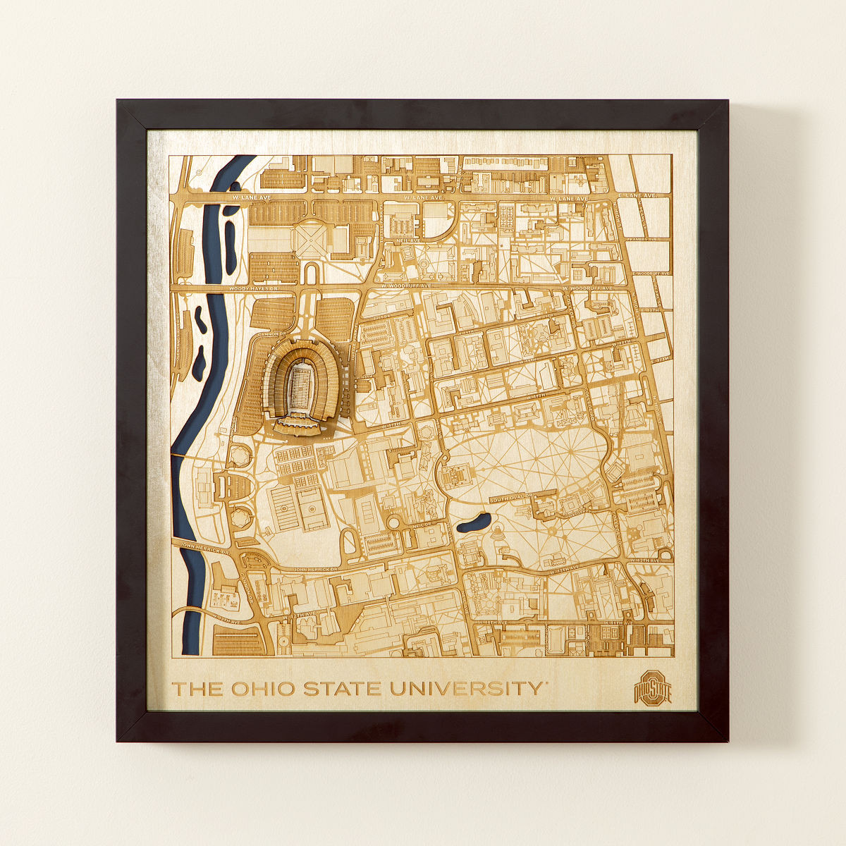 College Town Wall Sculpture, Auburn University | UncommonGoods