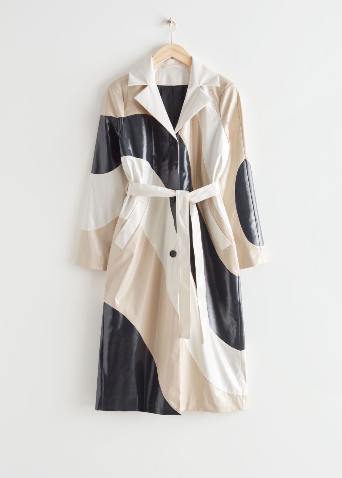 Belted Colour Block Coat | & Other Stories US