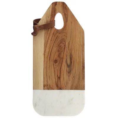 Wood/Marble Rounded Rectangular Board | Wayfair North America
