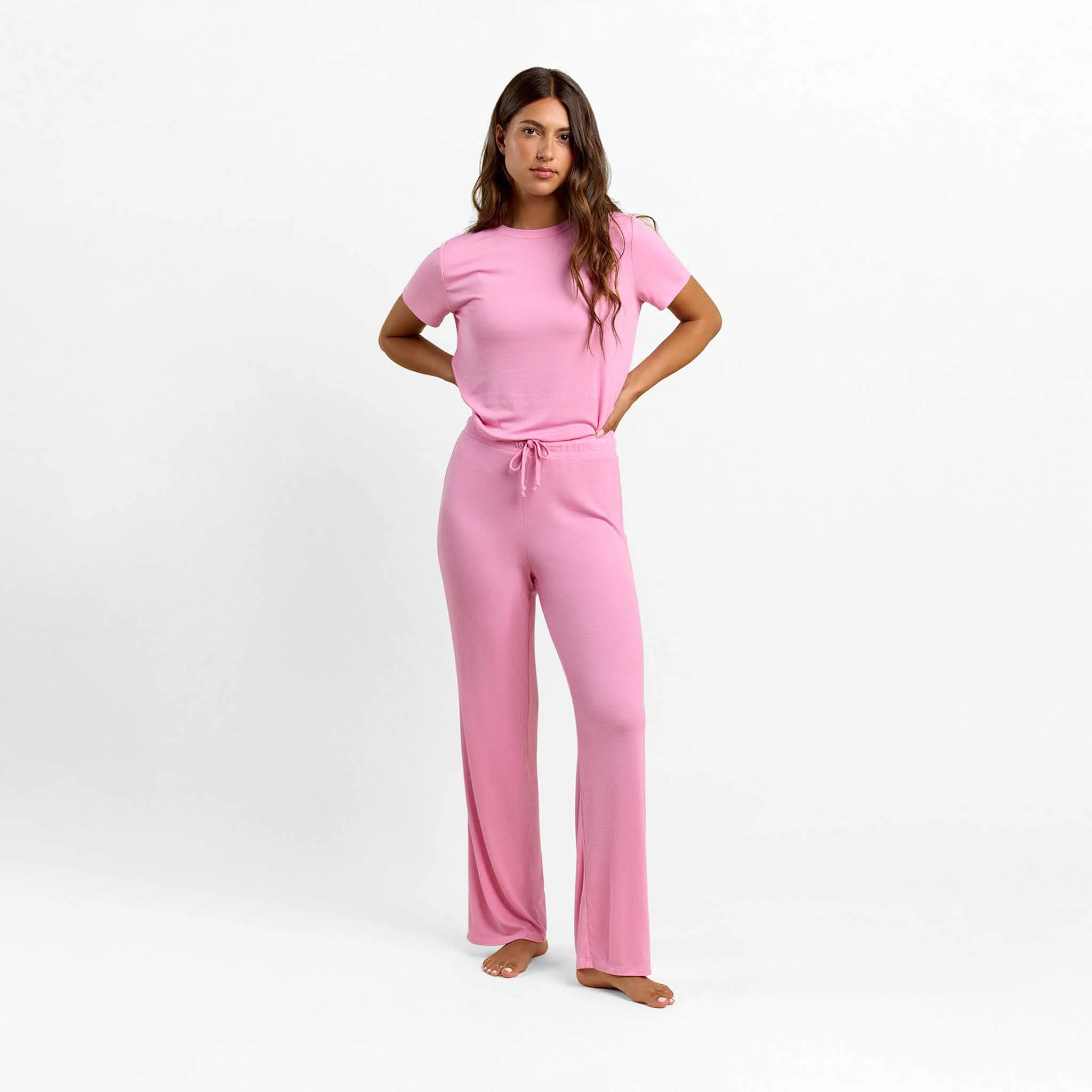 Ribbed Pajama Set | Nuuds US