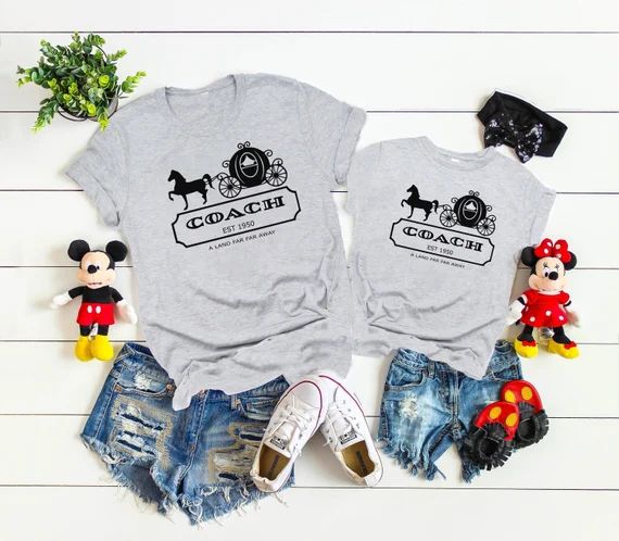 Cinderella coach Disney T-shirt, Disney shirt for women, Unisex Women Children T shirt. Disneylan... | Etsy (US)