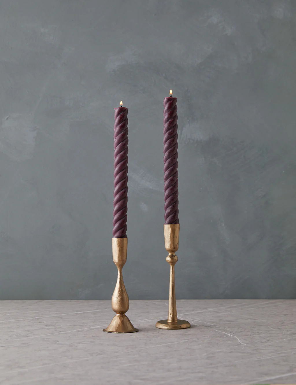 Rope Taper Candles (Set of 2) | Lulu and Georgia 