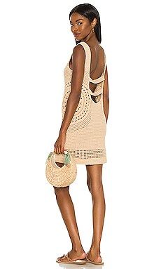 House of Harlow 1960 x Sofia Richie Aylah Crochet Dress in Almond from Revolve.com | Revolve Clothing (Global)