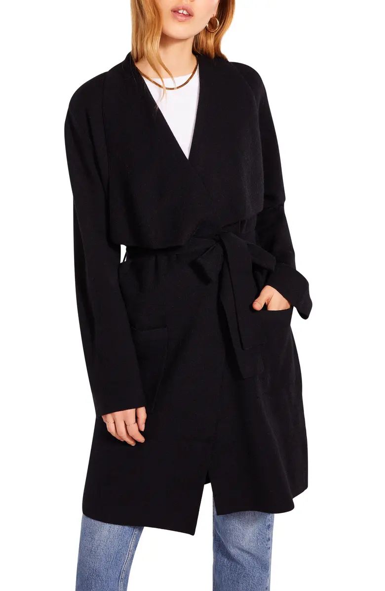 BB Dakota Drape Front Cardigan Coat | Nordstrom