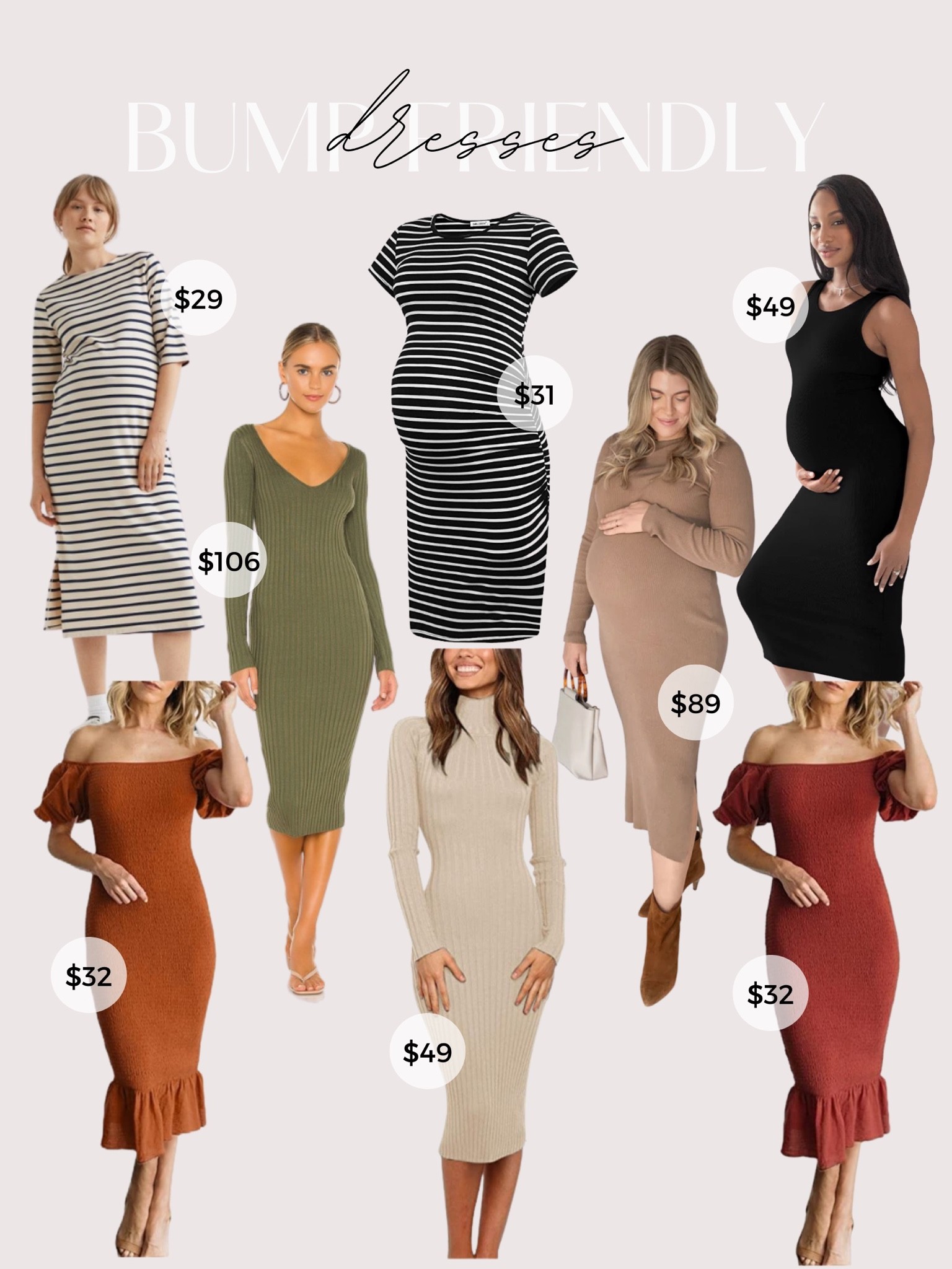 Bump friendly dresses - bump friendly outfits - maternity dress - maternity wedding guest - maternity outfits - pregnancy must haves - amazon maternity 
- hospital bag outfits


#LTKSeasonal #LTKbump #LTKwedding