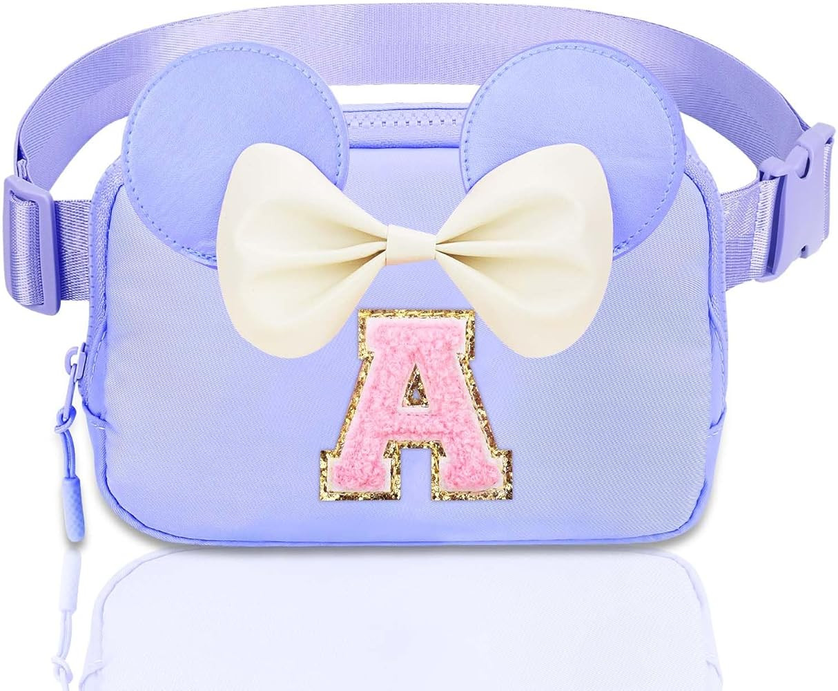 Christmas Gifts for Grandkids Birthday Gifts for Girls Kids | Personalized Initial Belt Bag Purse... | Amazon (US)