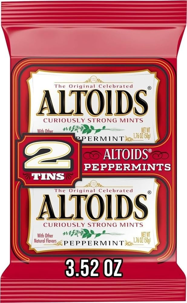 ALTOIDS Peppermint Breath Mint Tins, 3.52 Oz (Pack of 2) | Amazon (US)