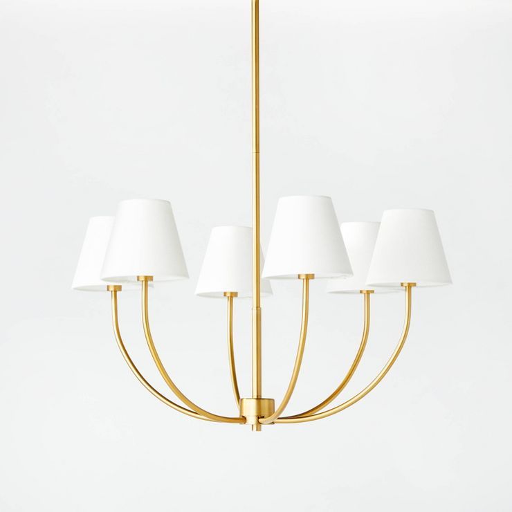 6-Light Ceiling Chandelier Brass - Threshold™ designed with Studio McGee | Target