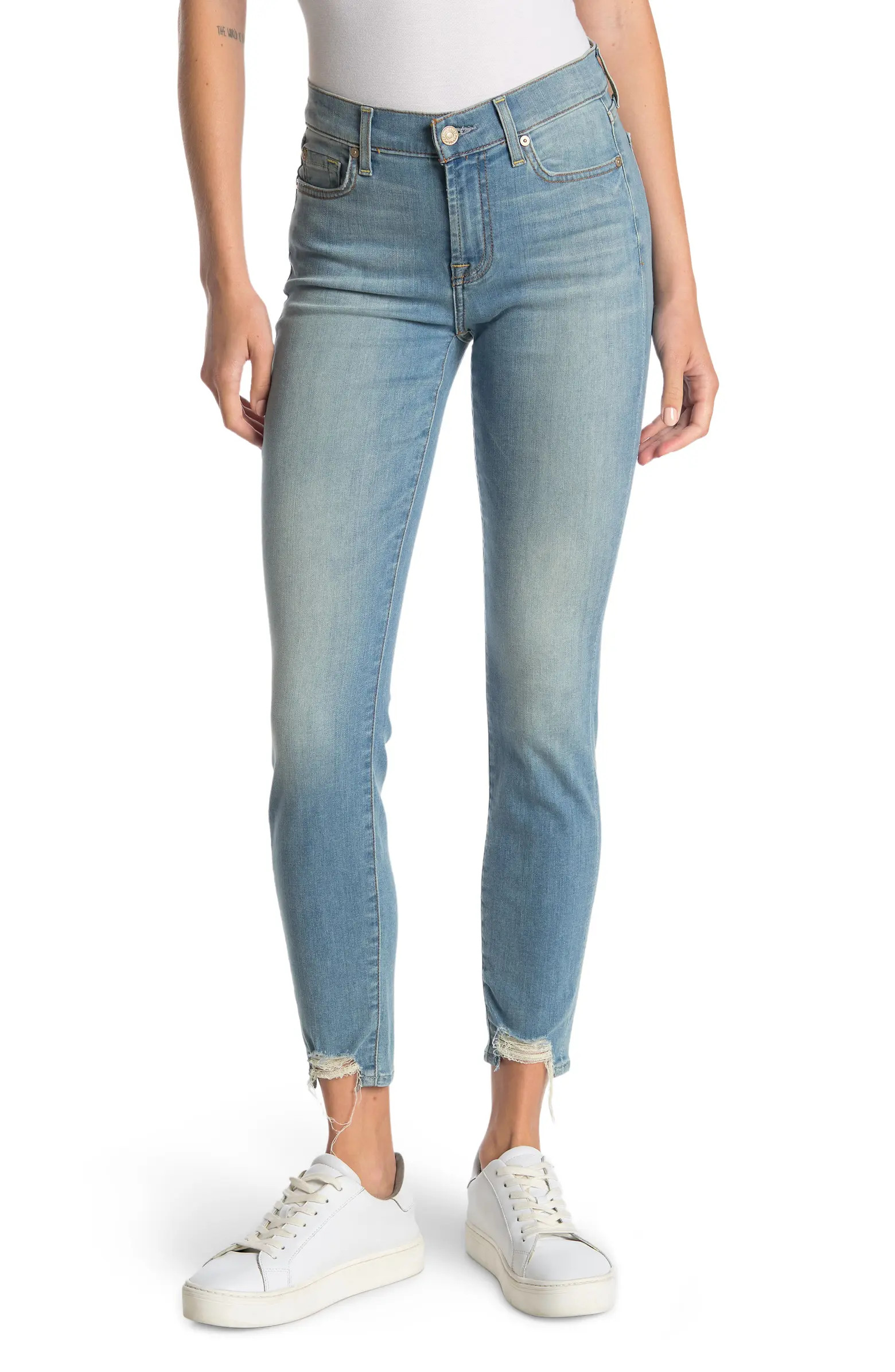 7 FOR ALL MANKIND Ankle Gwenevre Skinny Jeans | Nordstromrack | Nordstrom Rack