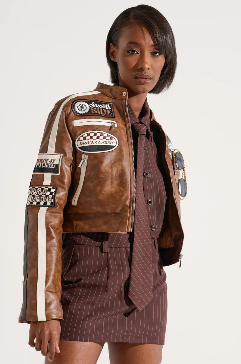 WISH ME LUCK EMBROIDERED MOTO | AKIRA