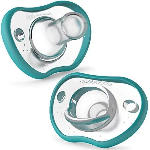 Nanobebe Baby Pacifiers 0-3 Month - Orthodontic, Curves Comfortably with Face Contour, Award Winn... | Walmart (US)