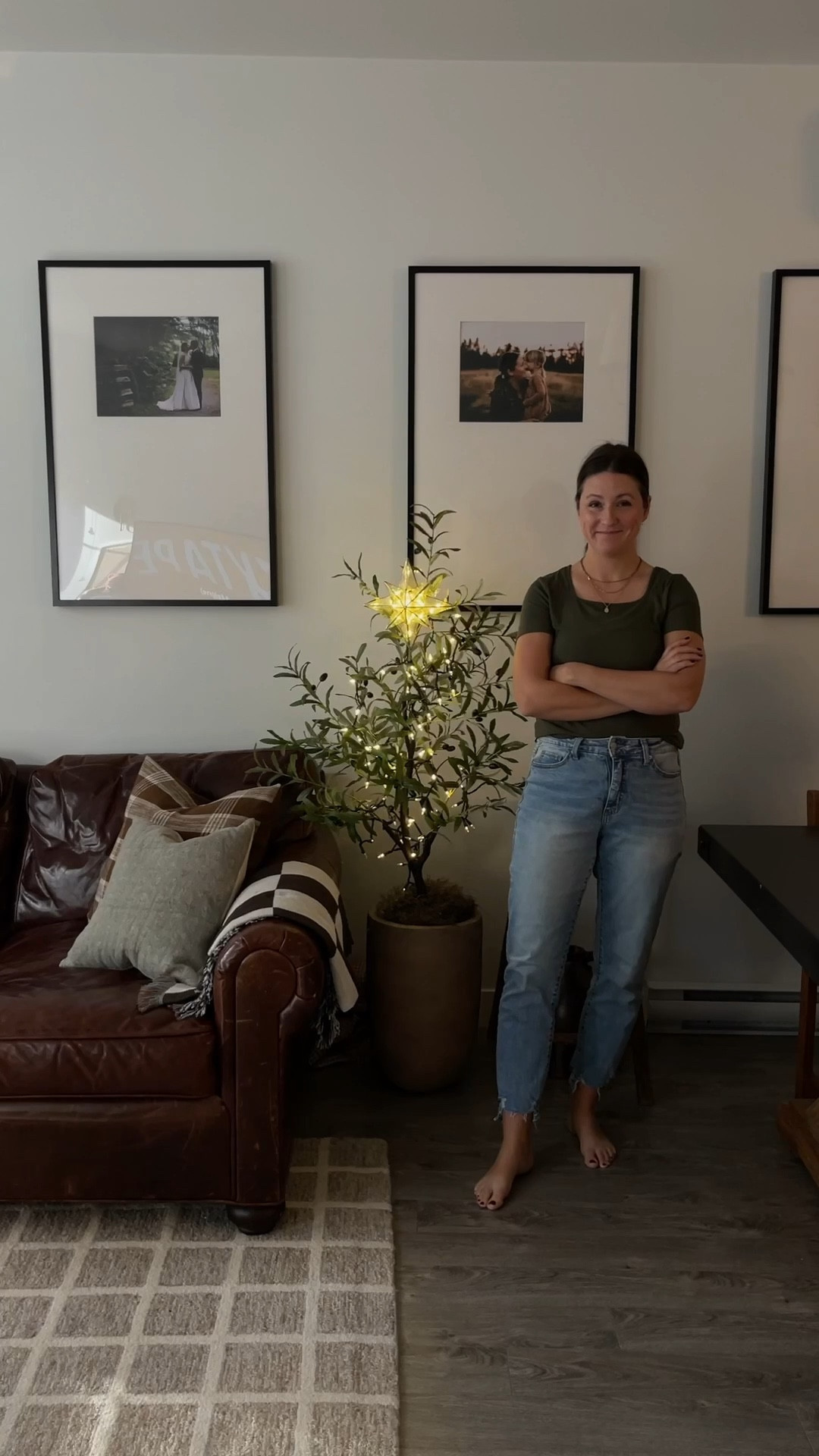 #ad Faux olive trees can be expensive (we’re taking HUNDREDS), so I found myself a budget option at @loweshomeimprovement. I also found a faux concrete planter and a faux terracotta planter that I am predicting is going to go viral soon because the quality and style is 10/10 for the price. 

I dressed it up for the holidays with a capiz tree topper and some Christmas lights because WHY NOT?! I’m not a big holiday decor girlie, but this is making me rethink this mindset.🤔

#lowespartner #christmasdecor #holidaydecorating #holidahome #holidaystyle #olivetree #lowes #lookforless #diychristmas #viral #decoratingonabudget Holiday decorating. Holiday home decor. Home decor on a budget. Faux olive tree. Modern traditional home. Christmas diy. 


#LTKHoliday #LTKfindsunder50 #LTKhome