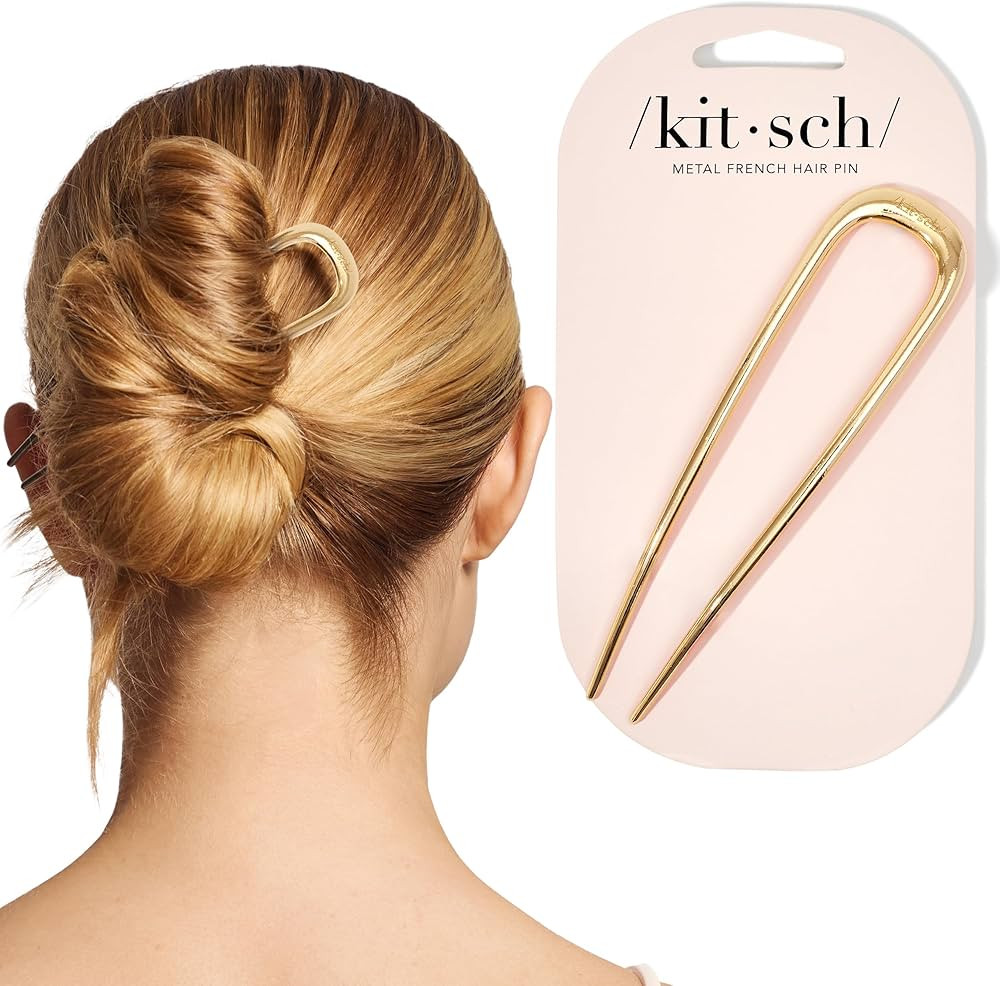 Kitsch French Hair Pins for Women – Elegant & Durable Metal Hair Fork for Updos, Bun & Twist Ha... | Amazon (CA)